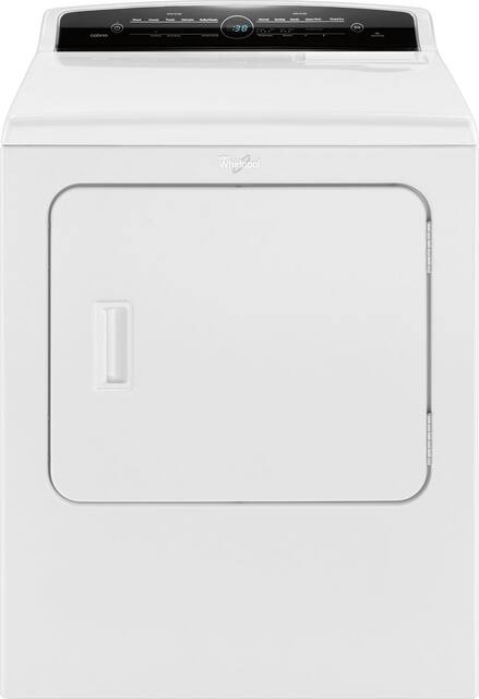 Whirlpool Wgd6600vw 29 Inch Gas Steam Dryer With 7 0 Cu Ft Capacity 7 Drying Cycles 2 Steam Cycles 5 Temperature Options Wrinkle Shield Plus Feature Interior Drum Light And Door Window White