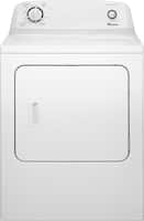 Amana - 6.5 Cu. Ft. Gas Dryer with Automatic Dryness Control - White - Front_Zoom