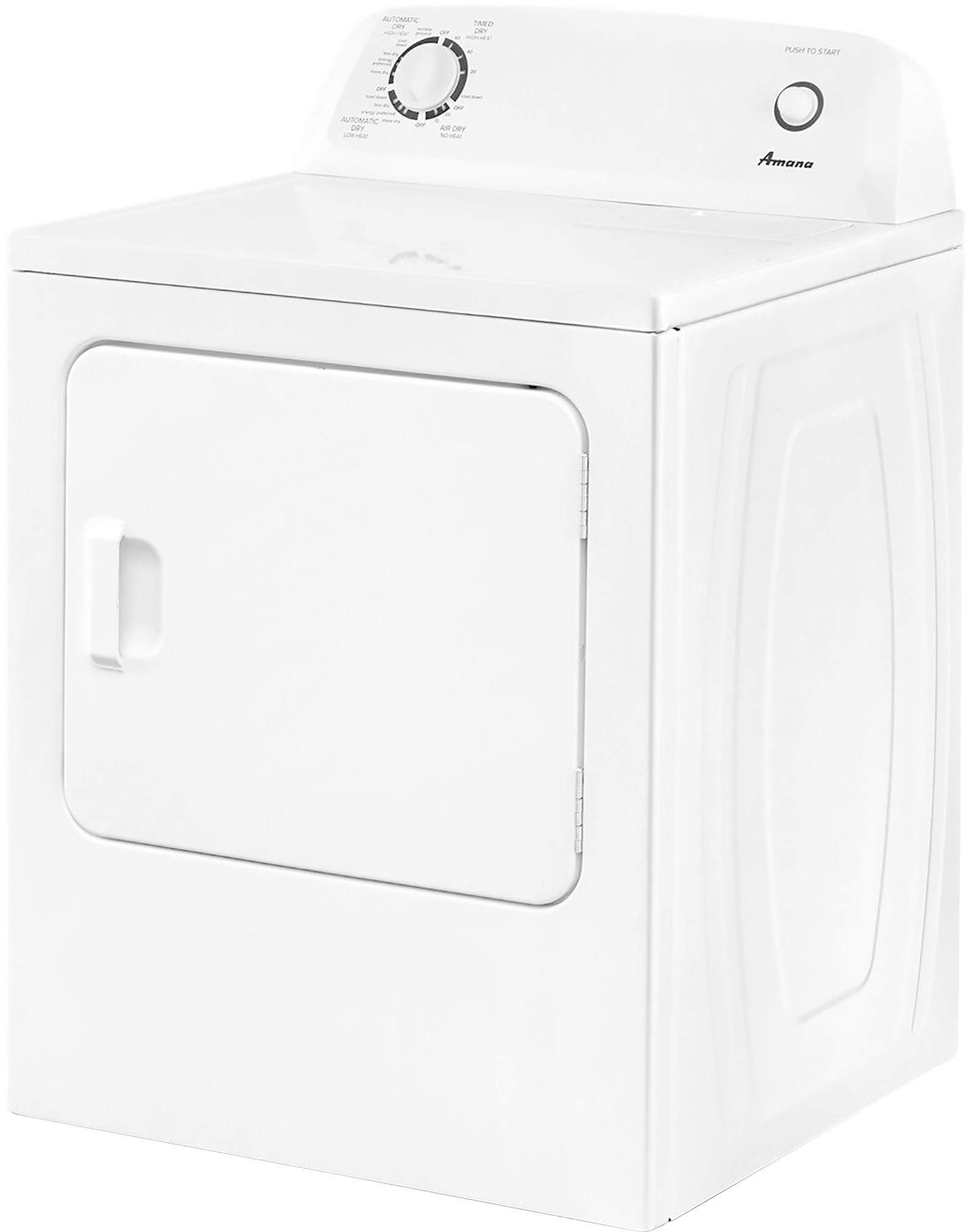 Amana 6.5 Cu. Ft. Gas Dryer with Automatic Dryness Control White ...