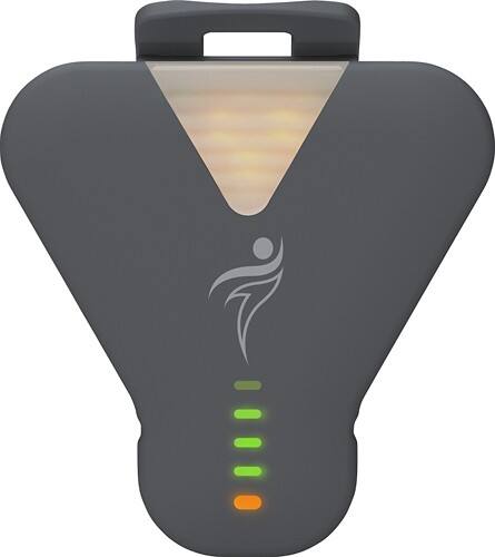 Front Standard. NewYu - Connected Fitness Monitor - Charcoal.