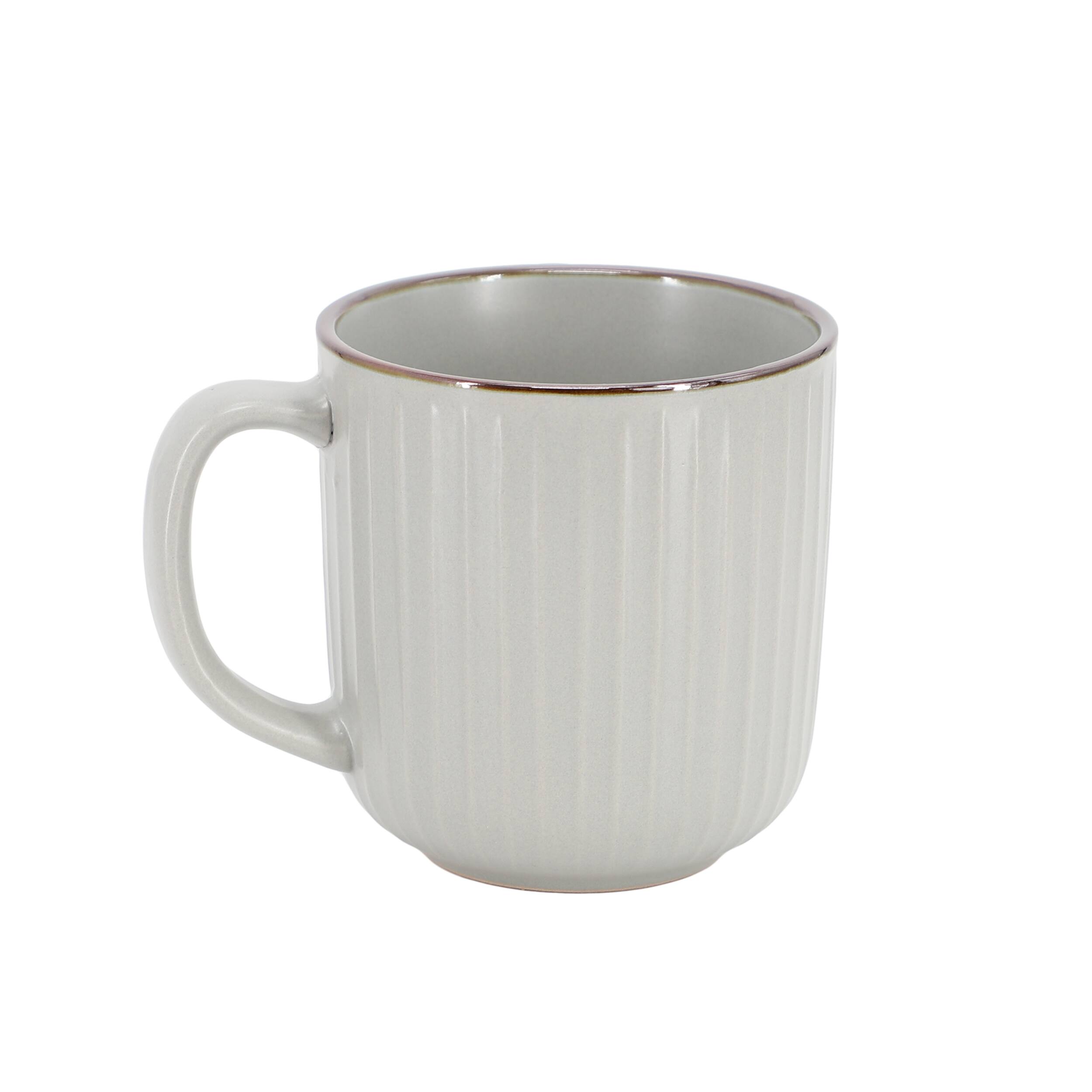 Alt View 5. Elama - Elama Leo 16 Piece Stoneware Dinnerware Set In Light Gray - Light Gray.