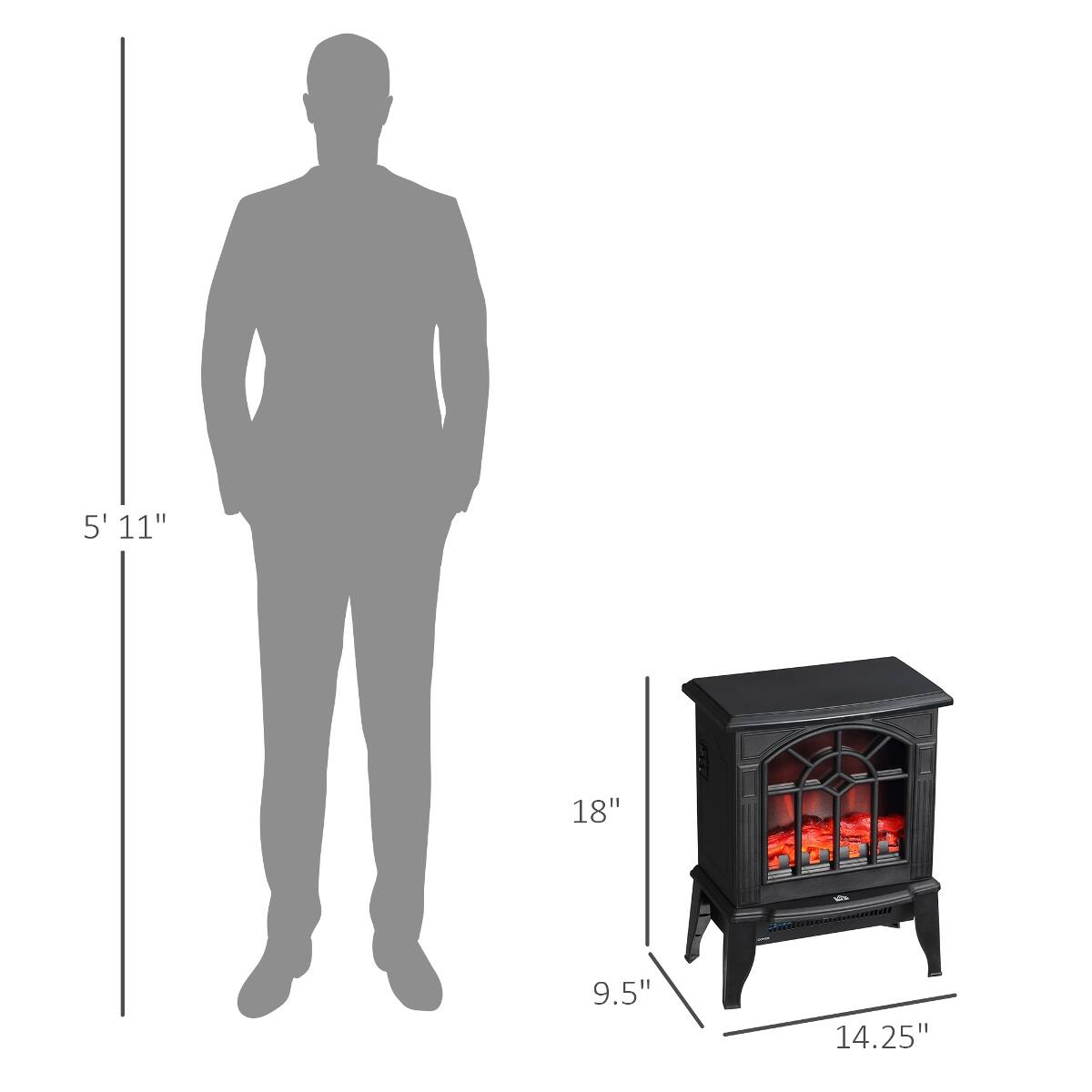 5' 11"
18"
9.5"
14.25"