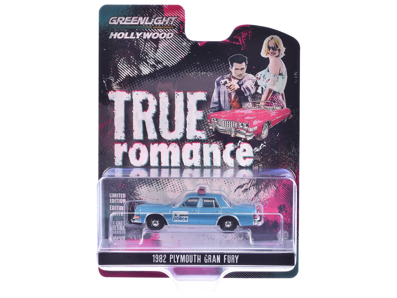 GREENLIGHT HOLLYWOOD TRUE romance LIMITED EDITION E-CASE ETASIS 1982 PLYMOUTH GRAN FURY