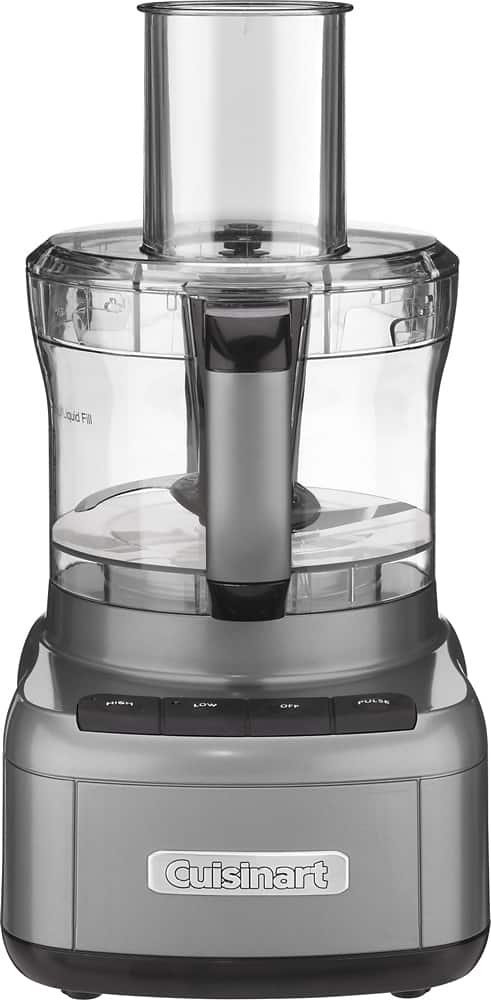 Alt View 11. Cuisinart - Elemental 8 Cup Food Processor - Gunmetal.