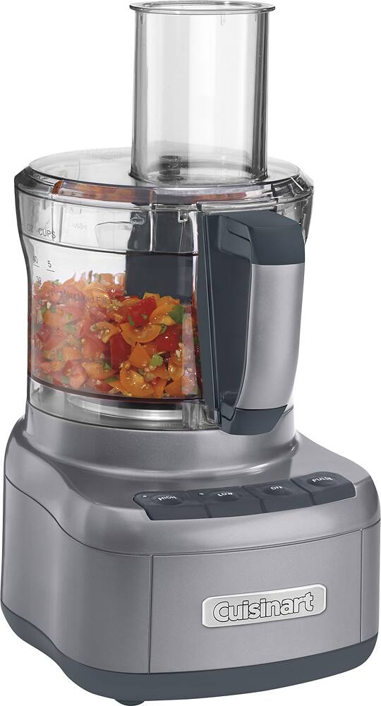 Alt View 1. Cuisinart - Elemental 8 Cup Food Processor - Gunmetal.