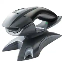Honeywell - Voyager 1202g-2USB-5 Wireless 1D Laser Barcode Scanner - Bluetooth USB Kit Charge Comm Base 33ft Range 12hr Battery - Black