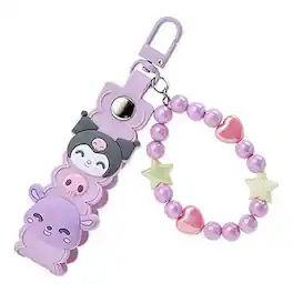 Hello Kitty - Sanrio Kuromi Beaded Keychain - Purple
