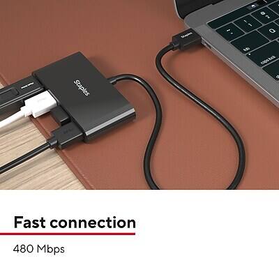 Fast connection  
480 Mbps