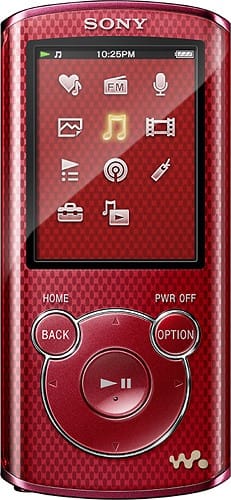 Best Buy: Sony Walkman 4GB* Video MP3 Player Red NWZE463RED