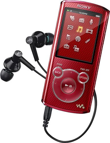 Best Buy: Sony Walkman 4GB* Video MP3 Player Red NWZE463RED