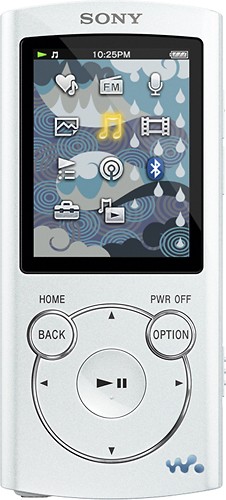 Sony - Walkman 8GB* Video MP3 Player With Wireless Headphones - White
