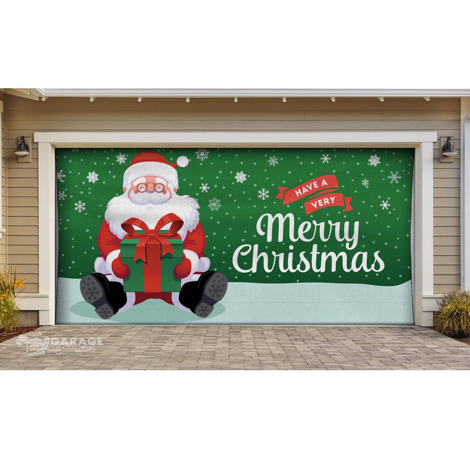 A Have Very Merry Christmas  
Garage Curtains