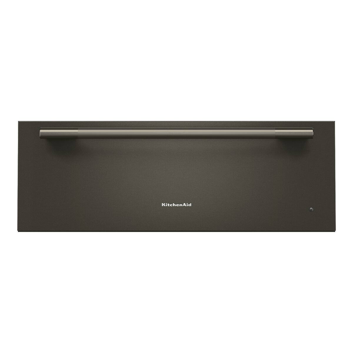Front. KitchenAid - 30" Slow Cook Warming Drawer - Black Ore.