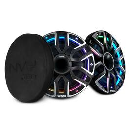DS18 Audio - 8" Hybrid Coaxial Speaker With Kevlar Cone, Compression Driver and Neodymium Magnet | 200W RMS 4-Ohm - Black