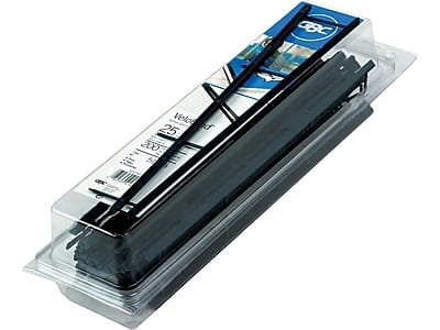 "Swingline - GBC VeloBind 1 1/2"" Plastic Strip Binding Spine, 200 Sheet Capacity, 25/Pack (9741631) - Blue" price history on PriceWatchPro