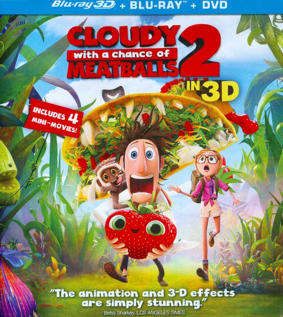  Cloudy With a Chance of Meatballs 2 [Includes Digital Copy] [3D] [Blu-ray/DVD] [Blu-ray/Blu-ray 3D/DVD] [2013]