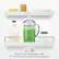 Easy clean dishwasher safe 70 fl oz juice jug with froth separator