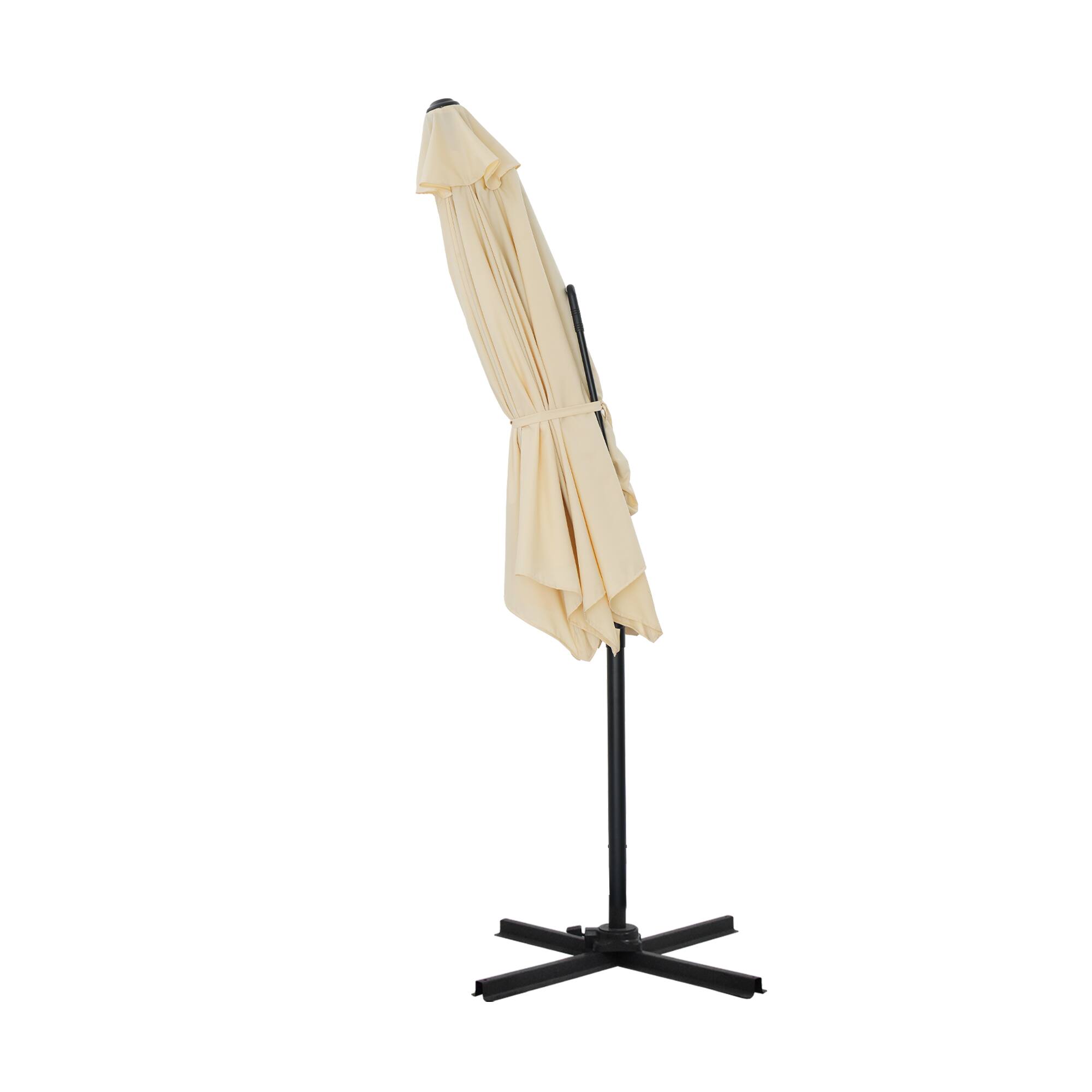 Alt View 7. Boyel Living - 10 Ft. Outdoor Patio Cantilever Umbrella with Stand.