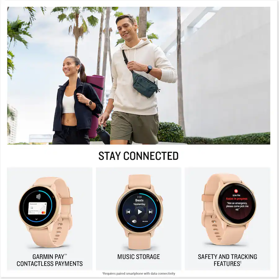 Garmin Smartwatch Garmin Vivoactive Music Heart Rate Monitor