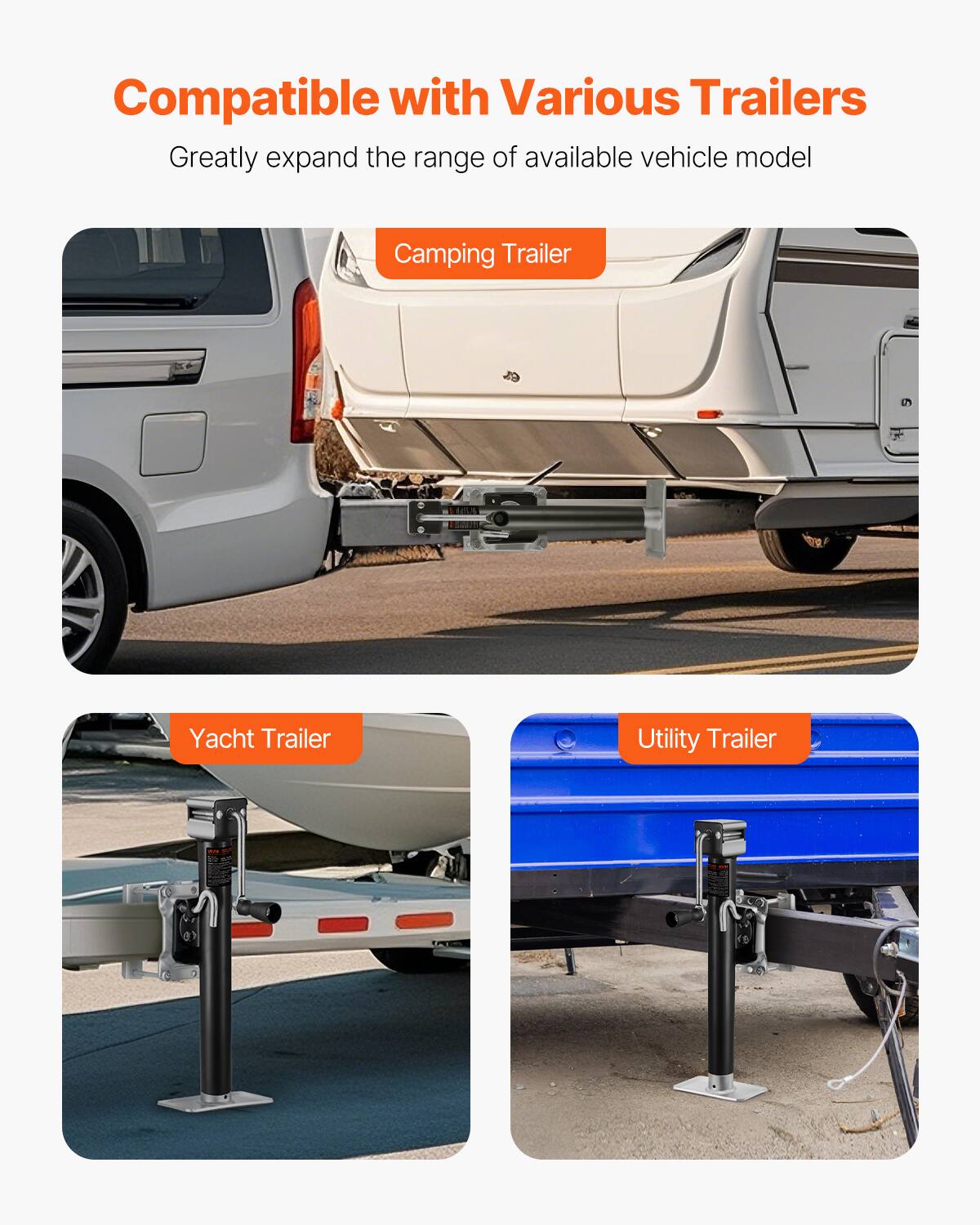 Compatible with Various Trailers  
Greatly expand the range of available vehicle model  
Camping Trailer  
Yacht Trailer  
Utility Trailer