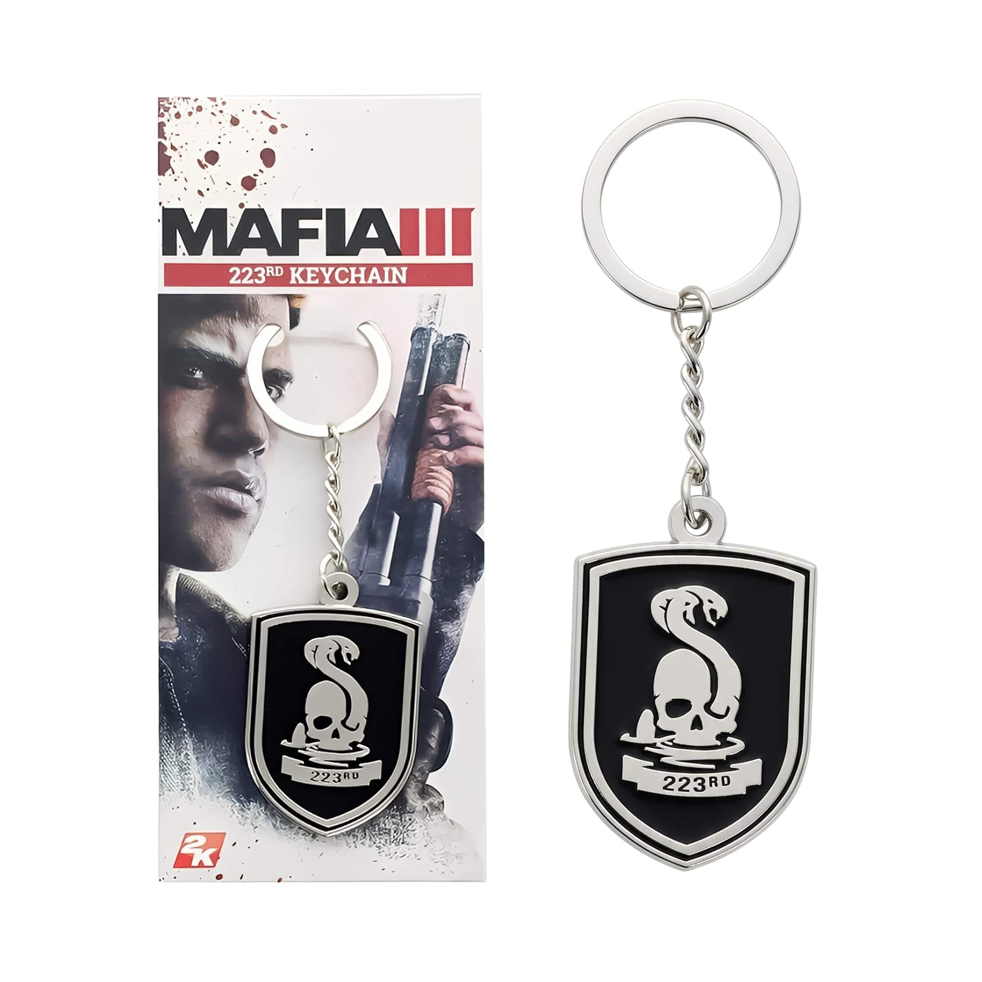 Gaya Entertainment - Mafia III 223rd Infantry Metal Keychain - Silver price history on PriceWatchPro