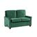 Front. Lifestyle Solutions - Anton Pull-Out Loveseat with Power and USB Ports - Green.