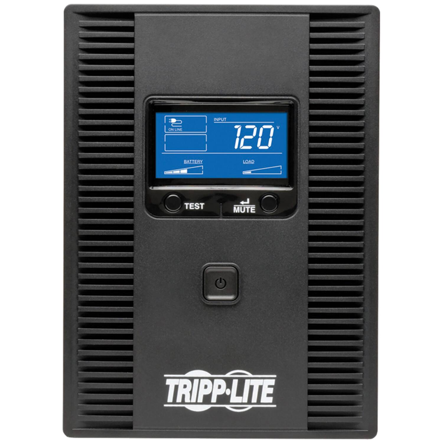 TRIPP-LITE  
BATTERY INPUT V 120 LOAD TEST MUTE