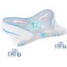 Bestier - Cervical Memory Foam Pillow, Cooling Ergonomic Dual Height Orthopedic Support Contour Pillow - Gray