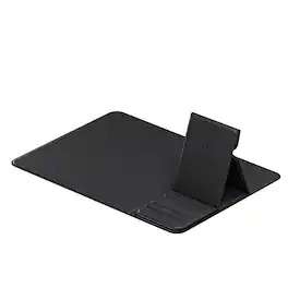 Cluzine - Wireless Charging Mouse Pad Multifunctional Fast Charging Small Size Non-Slip Office Mouse Pad - Black