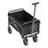 Alt View 5. VEVOR - Collapsible Wagon Carts, 80L & 200LBS Folding Wagons with All-Terrain Wheels, Heavy Duty Outdoor Utility Cart - Black.