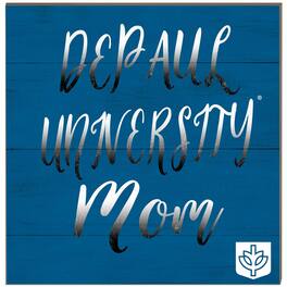 Jardine - DePaul Demons 10'' x 10'' Mom Plaque - Blue