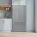 Alt View 17. Samsung - 36 in. Wide Bespoke AI 30 cu. ft. 3-Door French Door Refrigerator with Zero Clearance Fit & In-Door Tall Water Dispenser - Stainless Steel.