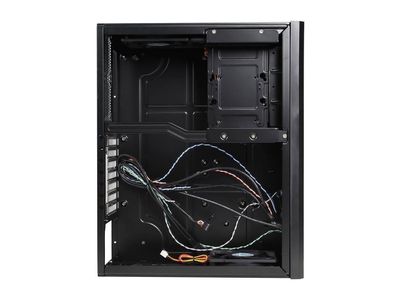 Alt View 4. SilverStone - SILVERSTONE Grandia Series GD10B Aluminum HTPC for ATX / Micro-ATX / SSI-CEB Computer Case - Silver.