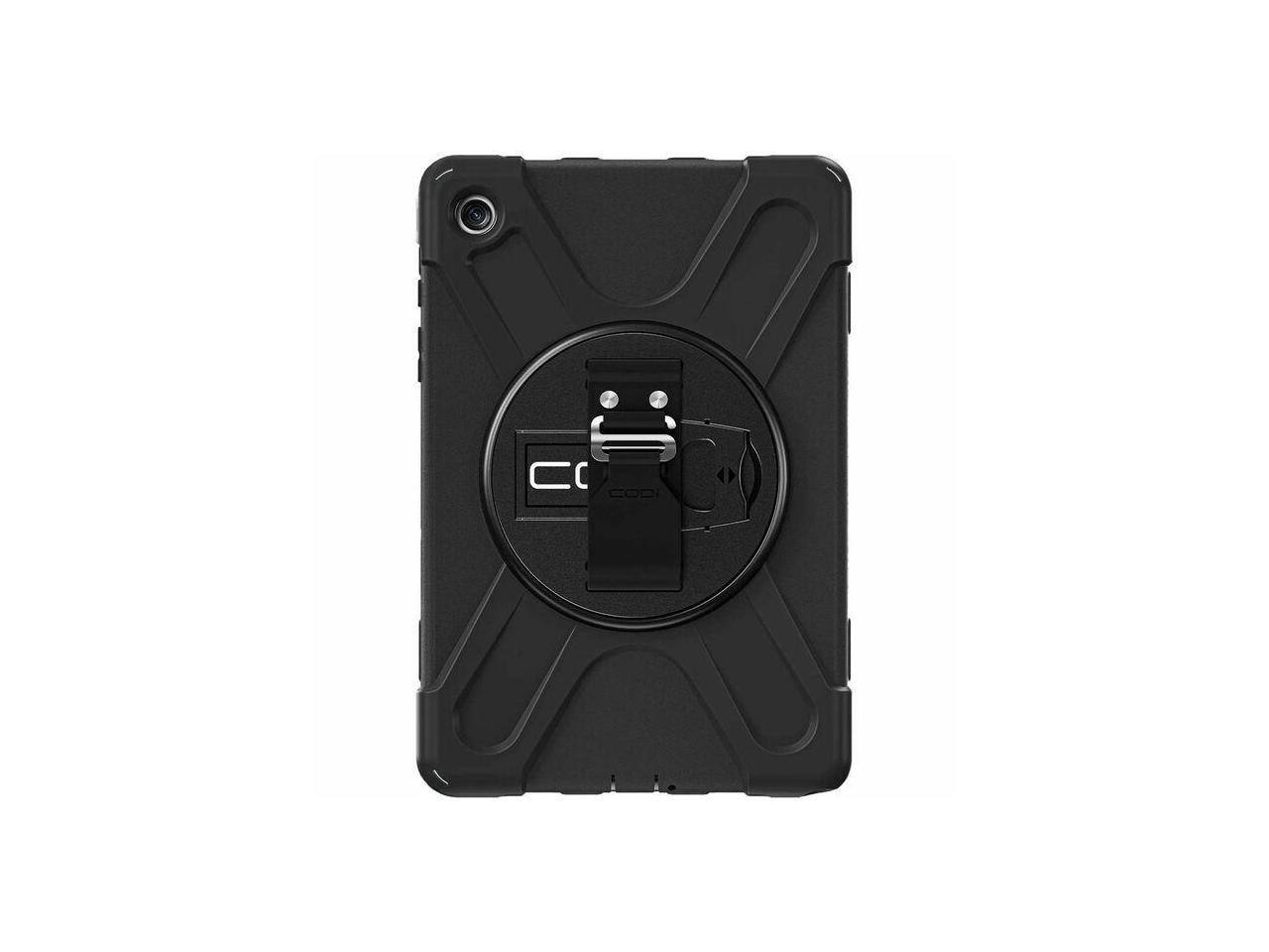 Alt View 1. CODi - CODi Rugged Case with Integrated Screen Protector for Samsung Galaxy Tab A9+ with Kickstand and Hand/Shoulder Strap - Black.