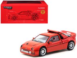 Ford RS200 "Hobby64" Series 1/64 Diecast Model Car by Tarmac Works - Red