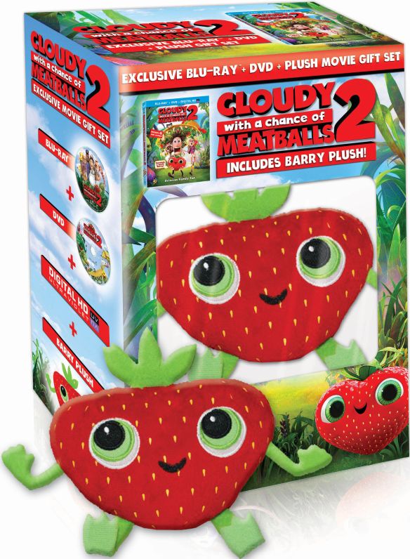  Cloudy With a Chance of Meatballs 2 [2 Discs] [Includes Digital Copy] [Blu-ray/DVD] [Plush Toy] [2013]