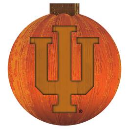 Fan Creations - Indiana Hoosiers 12'' Pumpkin Sign - Orange
