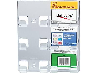 6 Pocket Wall Business Card Holder  
Deflect-o  
4450 USA  
Porty Carnets de Visite  
Pochettes de Carte  
Support de Carte de Visite  
Carte de Visite  
Supports de Carte  
Carte de Visite  
Counts on Wall