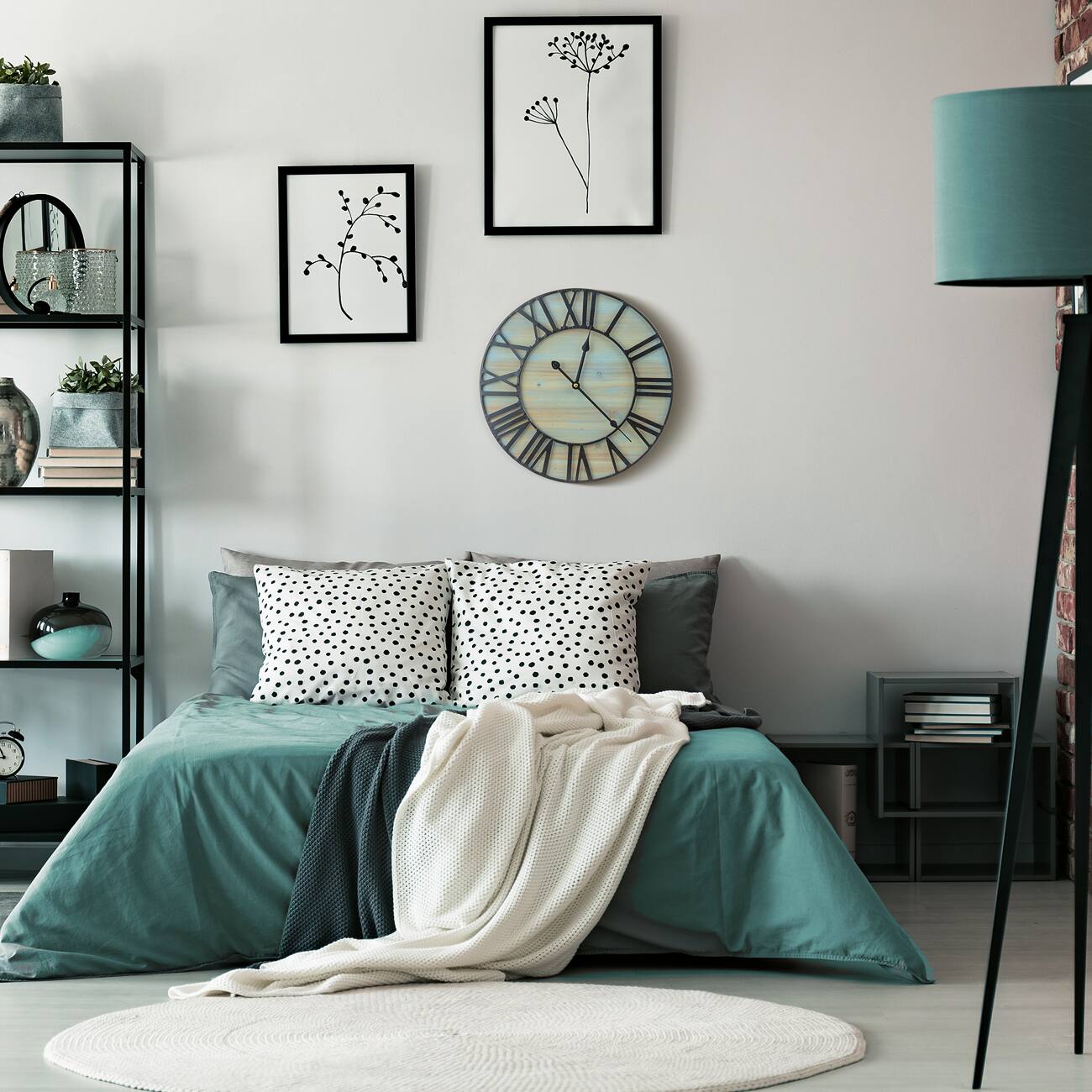 Alt View 2. Sorbus - Sorbus 16-Inch Large Wall Clock, Centurian Roman Numeral Style, Metal Wood Decorative Analog Clock - Black.