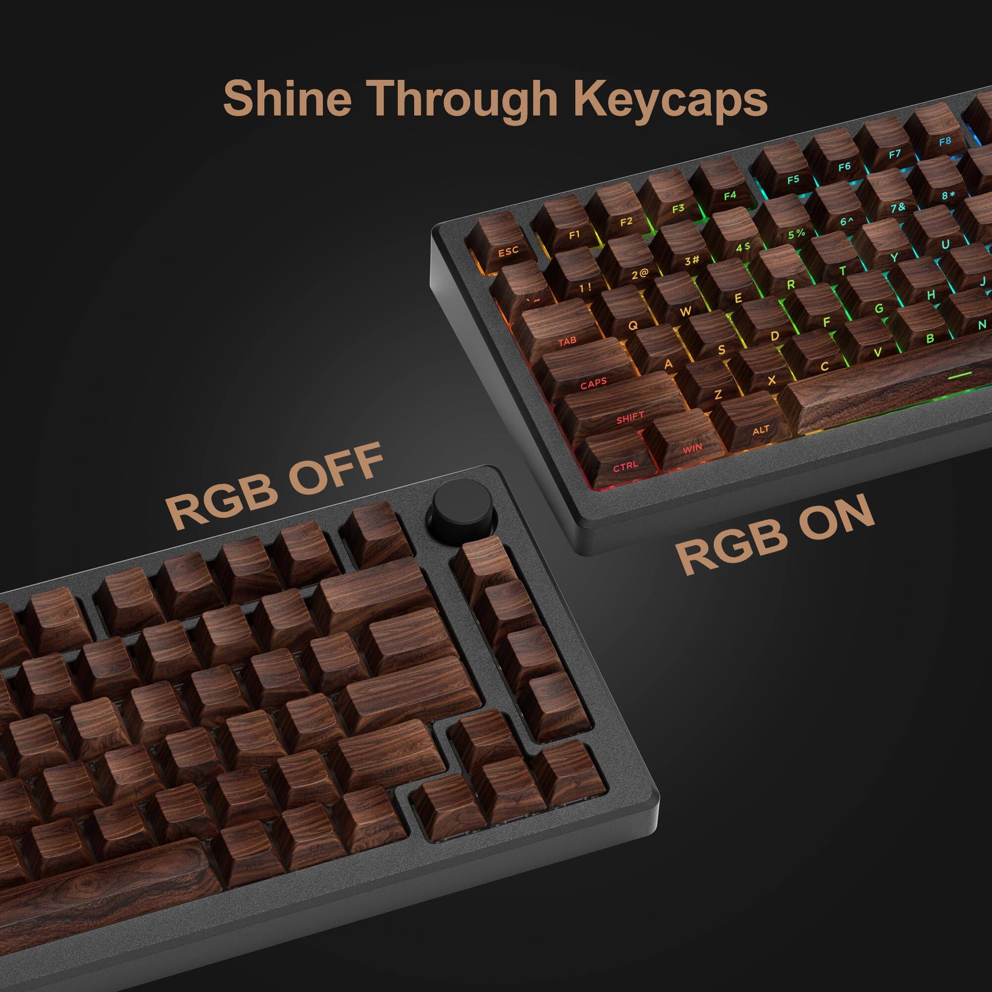 Cozy Serene Xvx Pbt Keycaps Side Print Shine Through Custom 60 65 75 ...