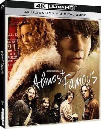 Front. Almost Famous - 4K Blu-Ray.