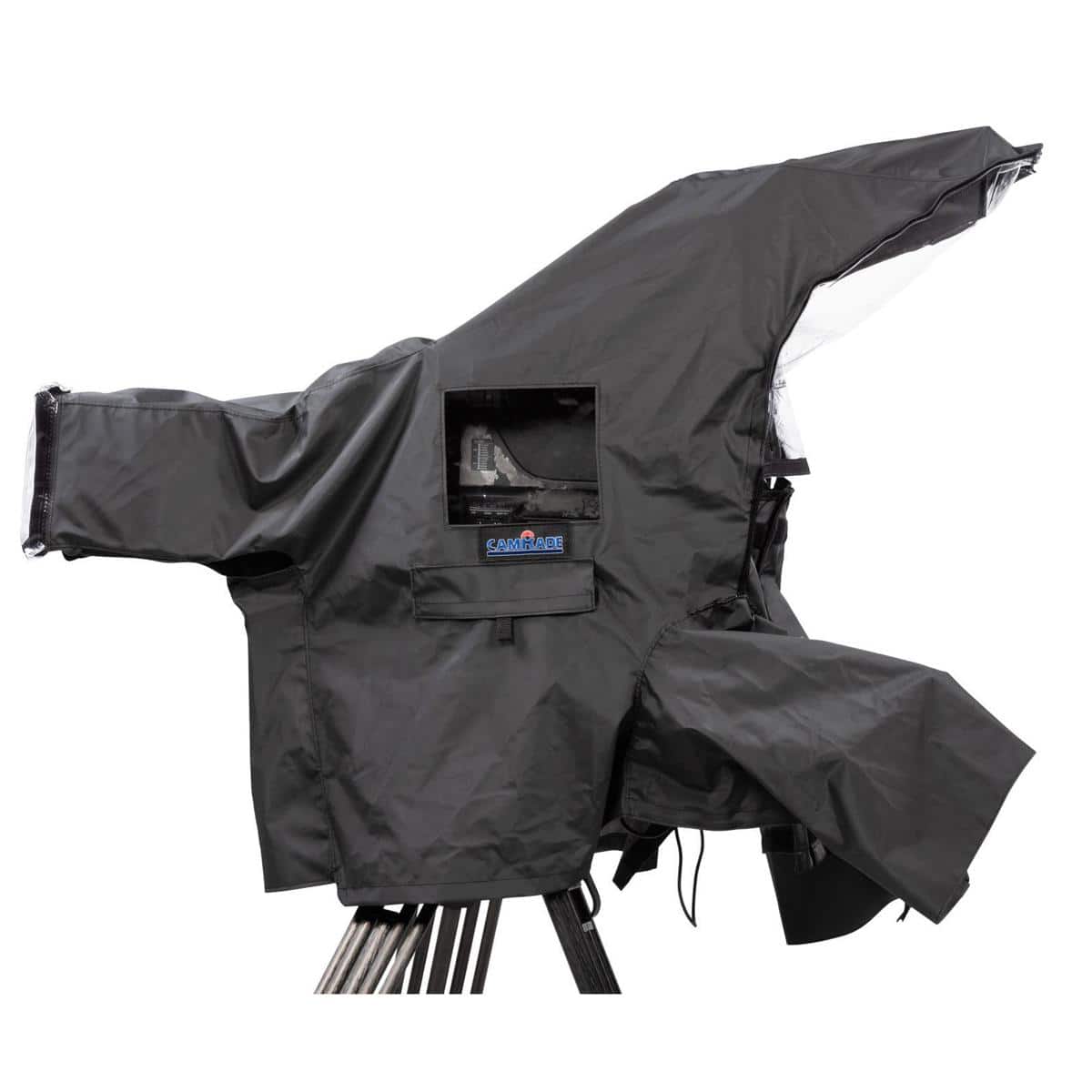 camRade - wetSuit EFP Small Water-Resistant Rain Cover for Outside Broadcasting Cameras with 5" or 7" Viewfinder, Black