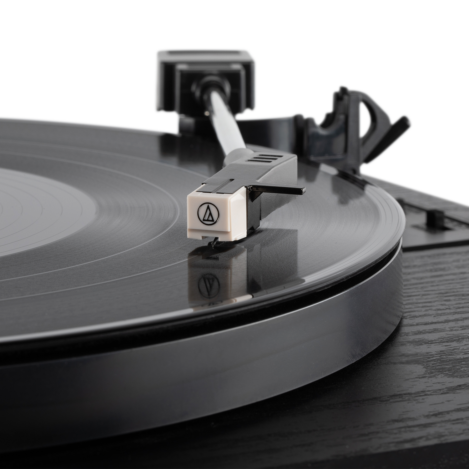 Alt View 12. Victrola - Victrola Harmony Bluetooth Turntable System with Speakers - Black.