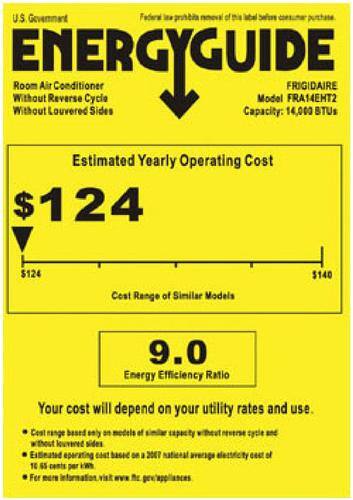 frigidaire fra14eht2