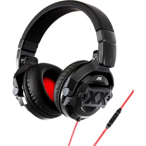 Front Standard. JVC - Headset - Black, Red.