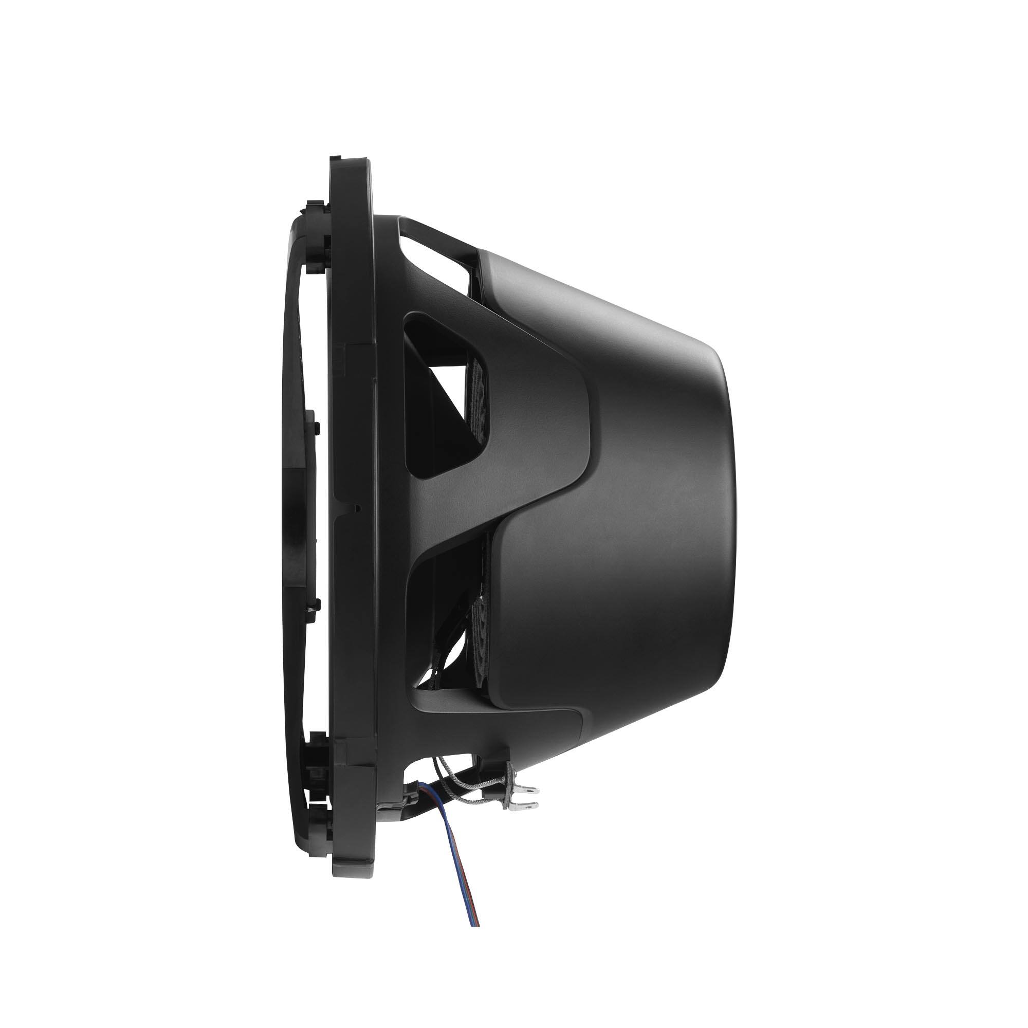 Alt View 6. JBL - JBL CLUB10 10" (250mm) marine audio subwoofer with RGB lighting   250W – white/Gray grills included - Black.