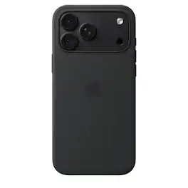 Apple - iPhone 18 Pro Max Silicone Case with MagSafe - Black