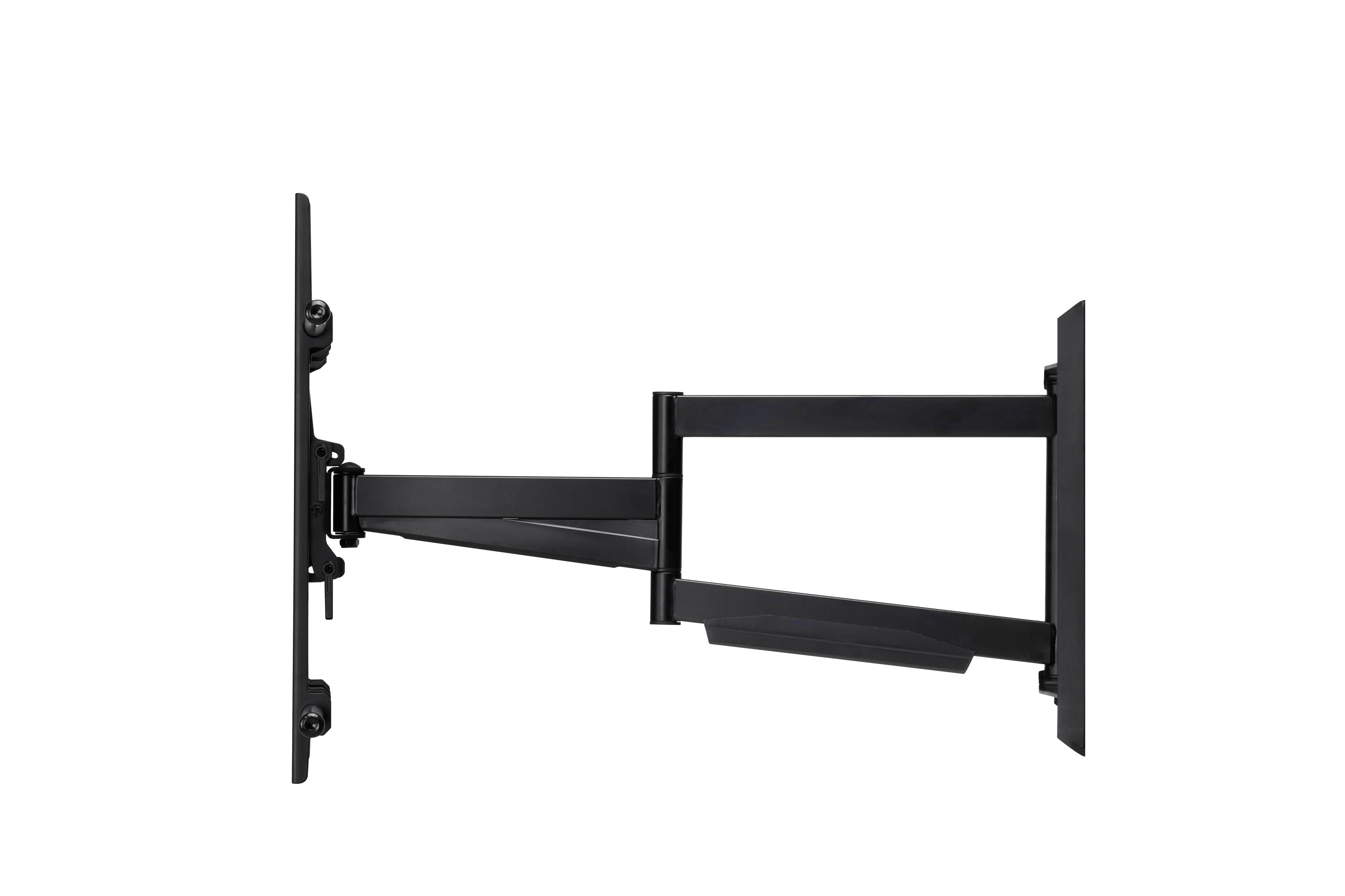 Alt View 1. Samsung - Samsung QN75QN70HAFXZA 75" Smart TV with a Walts FULL-MOTION-MOUNT-43-90 and Amber 3-OUTLET-SURGE Surge Protector (2026) - Black.