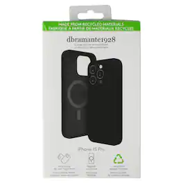 dbramante1928 - Monaco Series Case for MagSafe for iPhone 15 Pro - Black