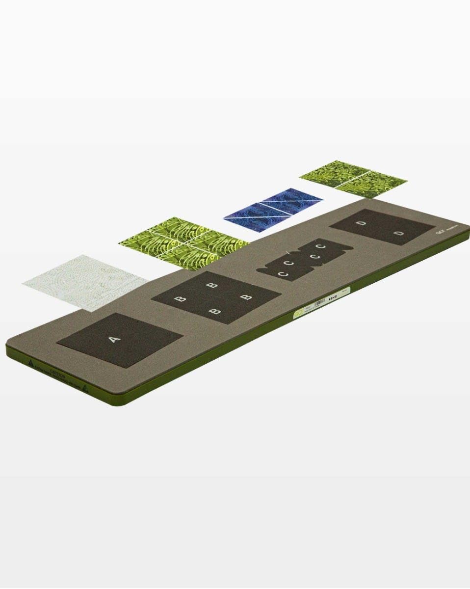 Left. AccuQuilt - GO! Plaited Block-12 Finished Die - Multicolor.